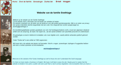Desktop Screenshot of familie-snethlage.nl